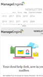 Mobile Screenshot of newsletter.manageengine.com