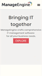 Mobile Screenshot of manageengine.com