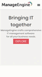 Mobile Screenshot of help.manageengine.com