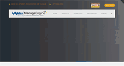 Desktop Screenshot of manageengine.ca